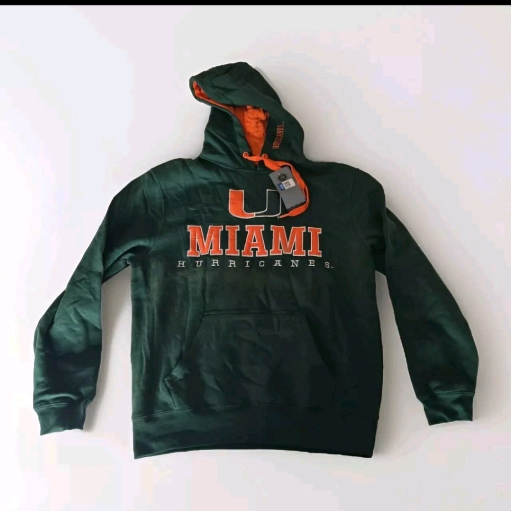Miami Hurricanes Green Hoodie